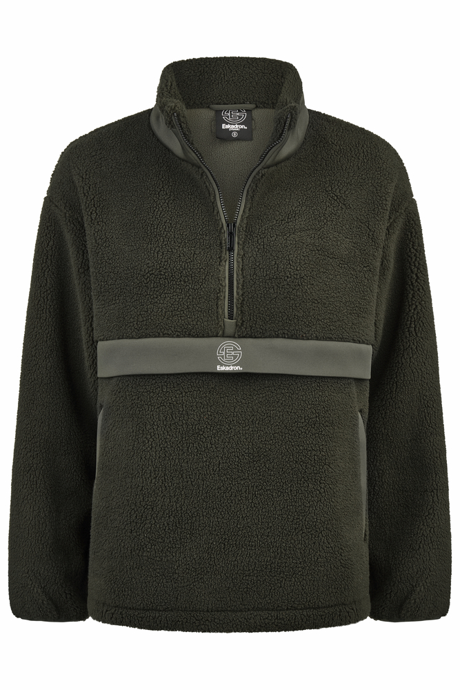 HALF-ZIP SWEATER TEDDY<br>SHIRT