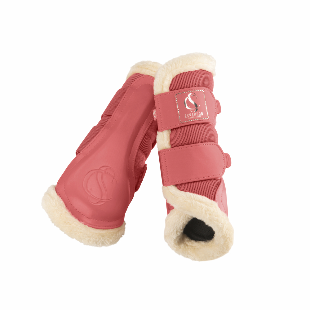 MESH FAUXFUR<br>TENDON BOOTS
