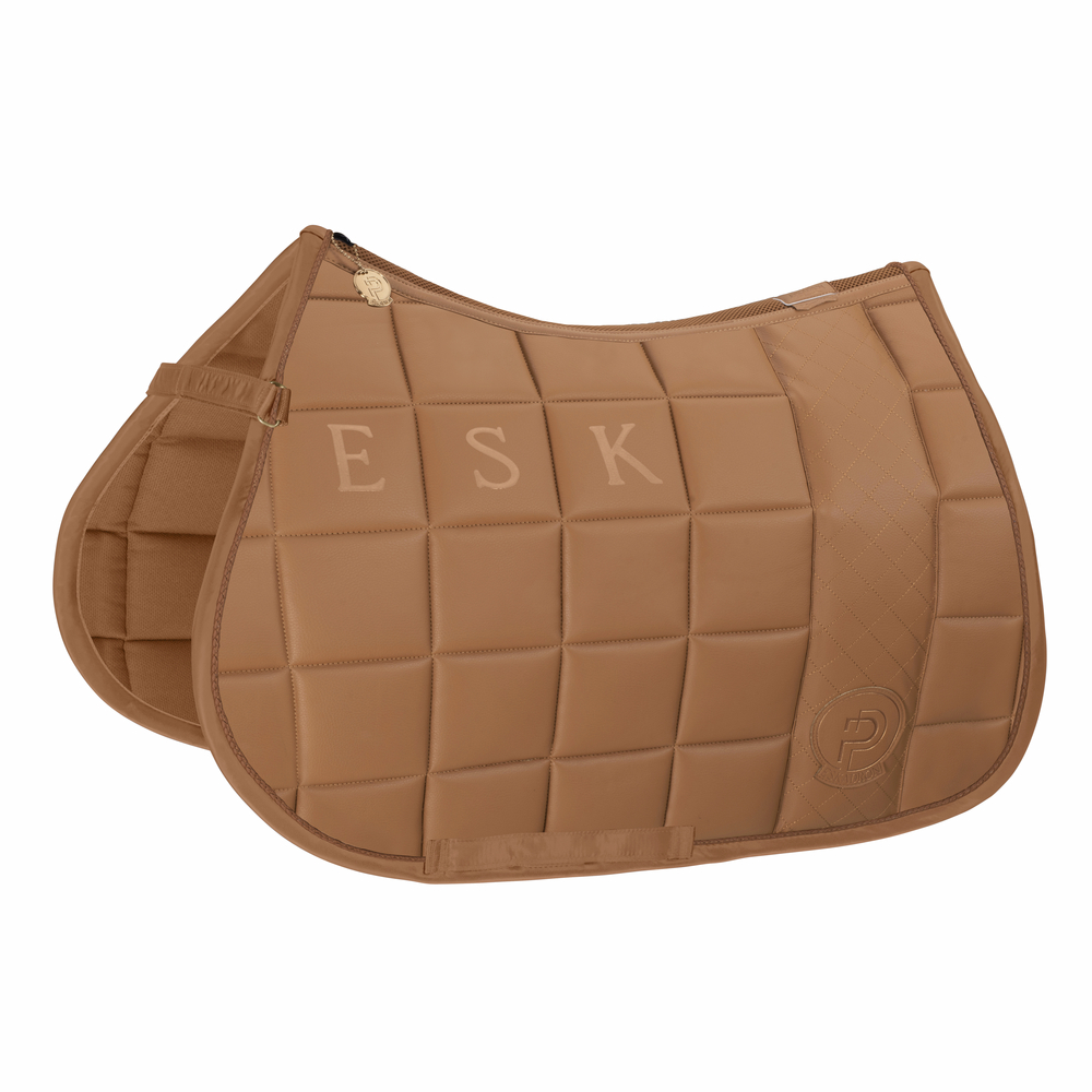 BIG SQUARE FAUX LEATHER<br>SADDLE CLOTH