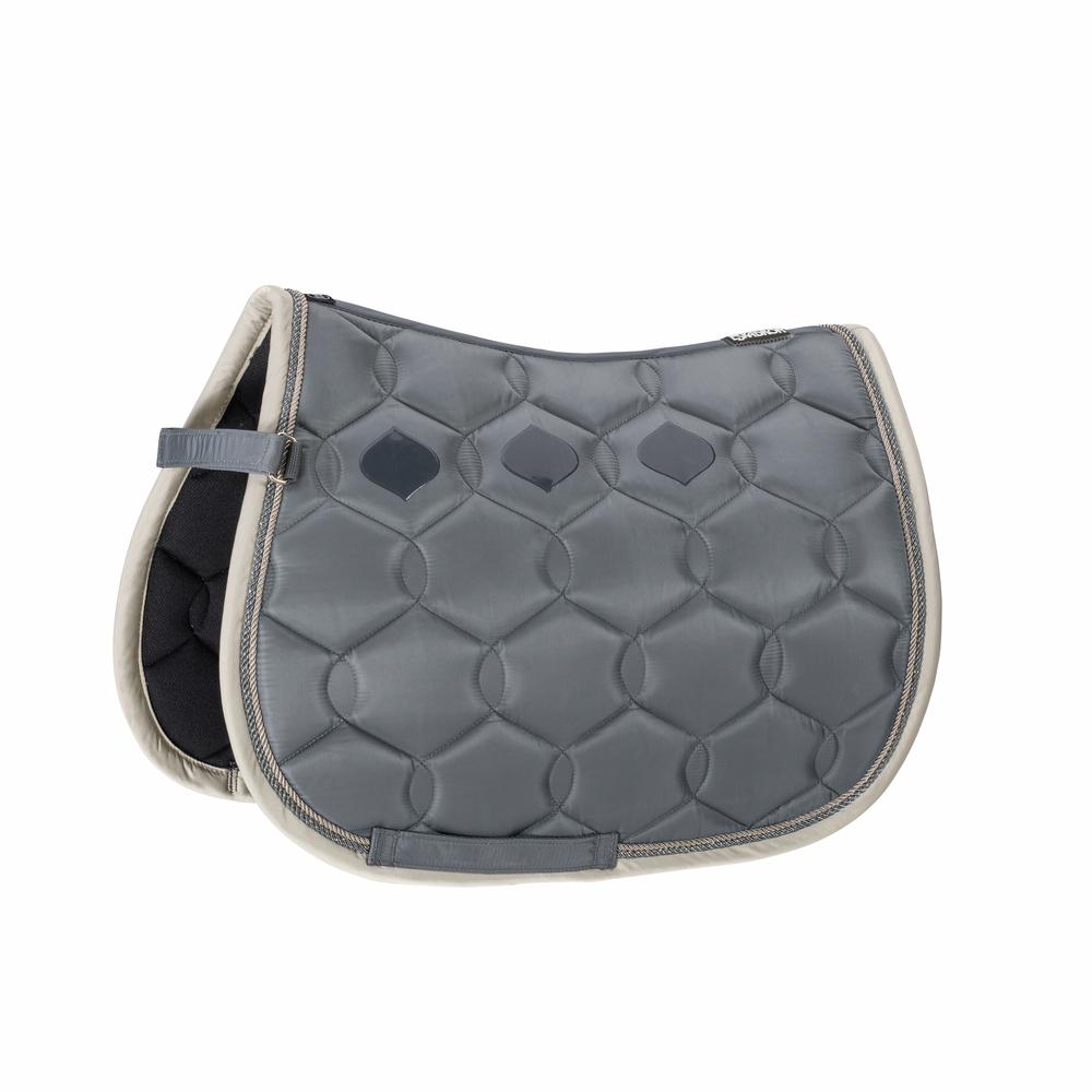 GLOSSY WAVE CONTRAST SHETTY<br>SADDLE CLOTH
