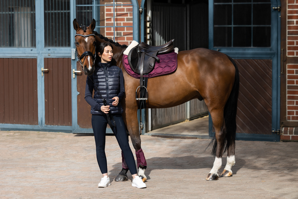GLOSSY EVO-WOOL<br>SADDLE CLOTH