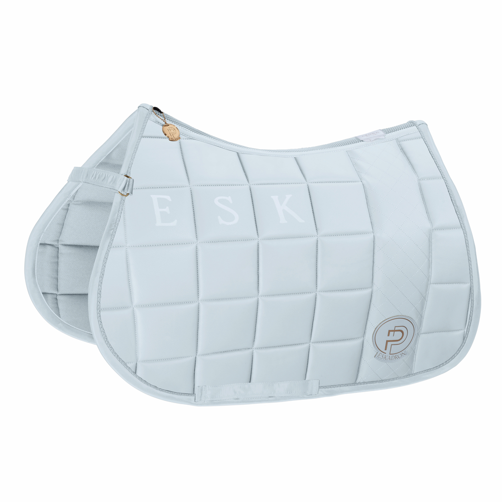 BIG SQUARE FAUX LEATHER<br>SADDLE CLOTH