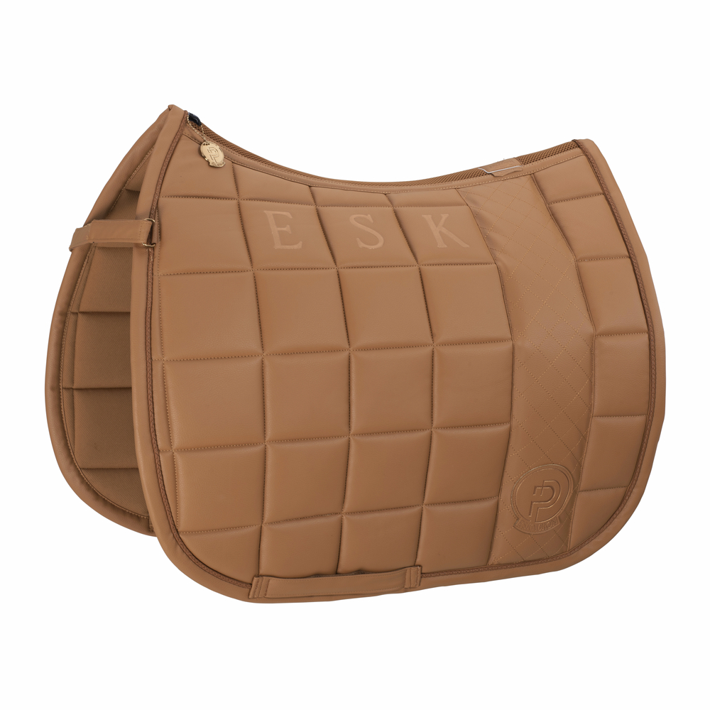 BIG SQUARE FAUX LEATHER<br>SADDLE CLOTH