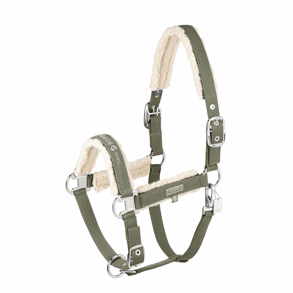 DENIM DOUBLE PIN TEDDYFLEECE<br>HEADCOLLAR