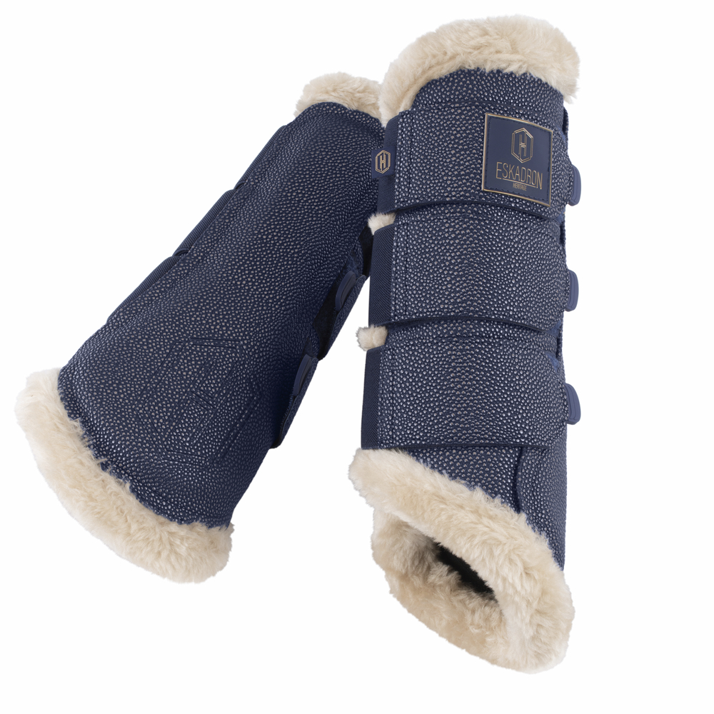STINGRAY FAUXFUR<br>TENDON BOOTS