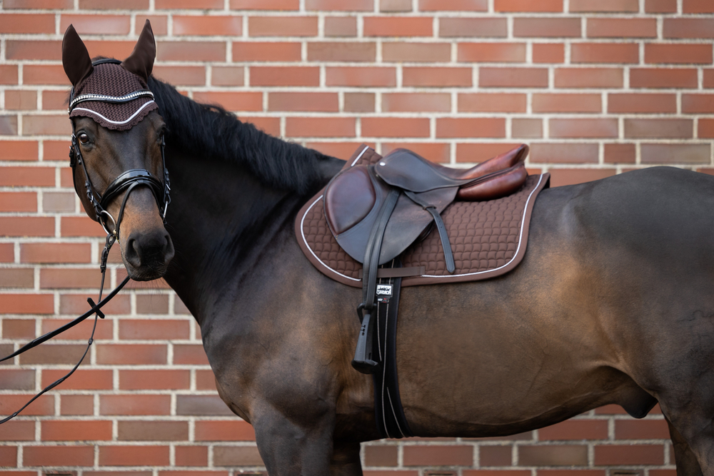 COTTON SILVER<br>SADDLE CLOTH