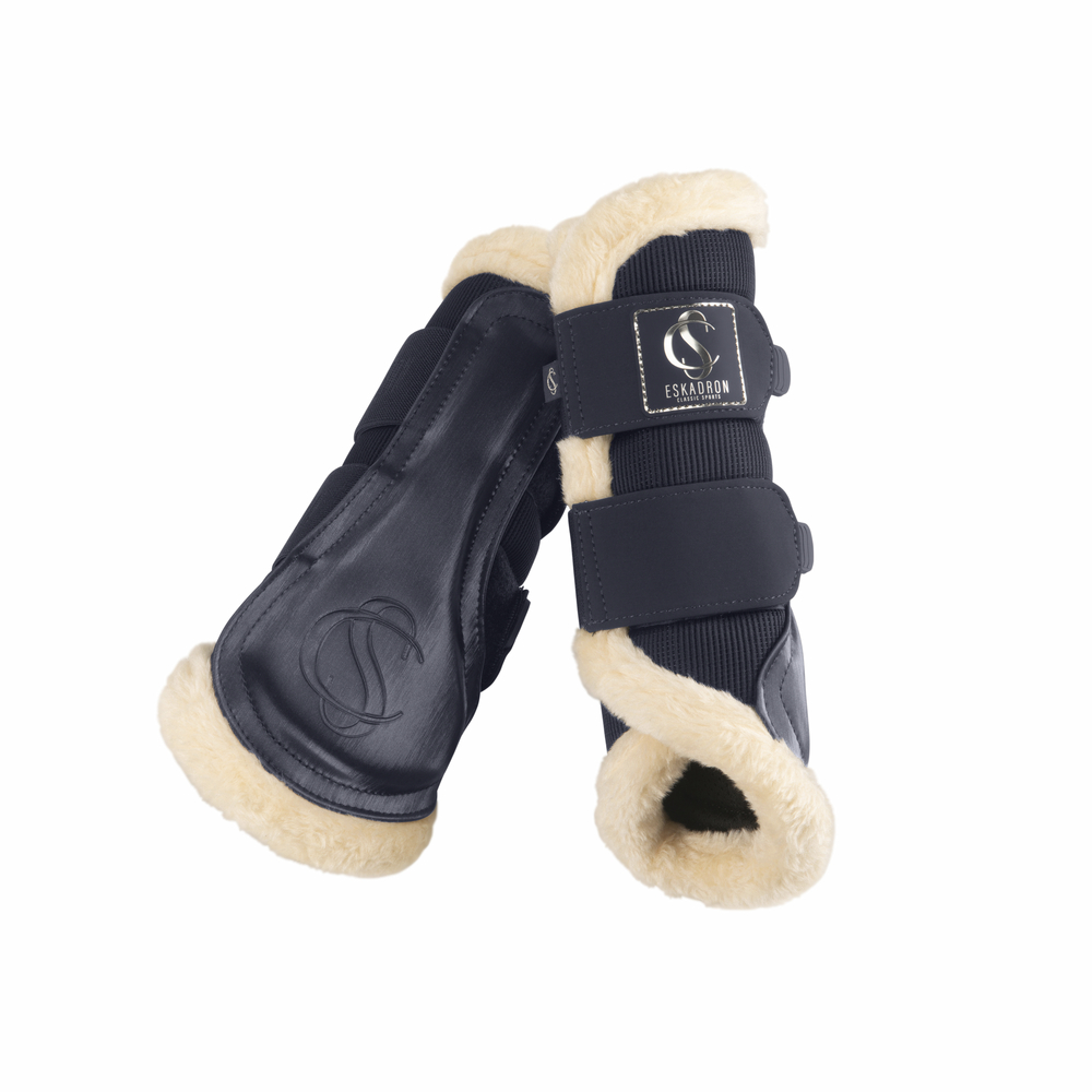 MESH FAUXFUR<br>TENDON BOOTS