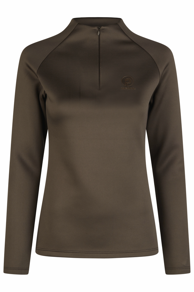 HALF-ZIP SHIRT PLATINUM<br>SHIRT