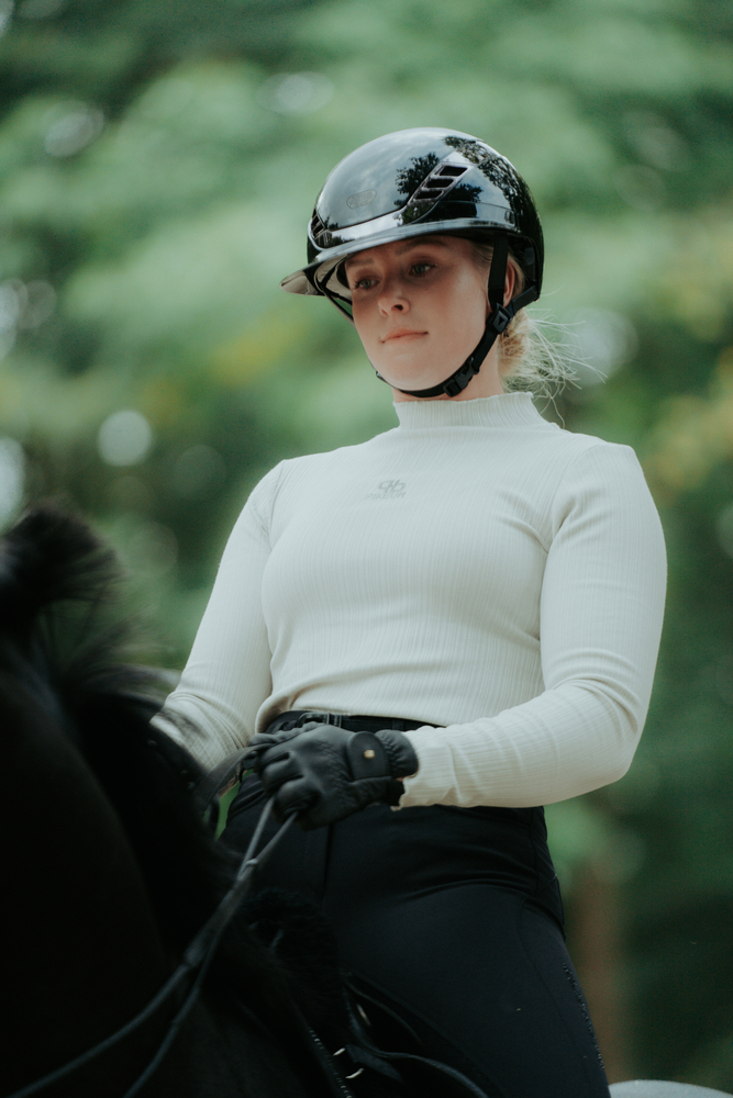 AIRLUXE CHROME L.V.<br>RIDING HELMET
