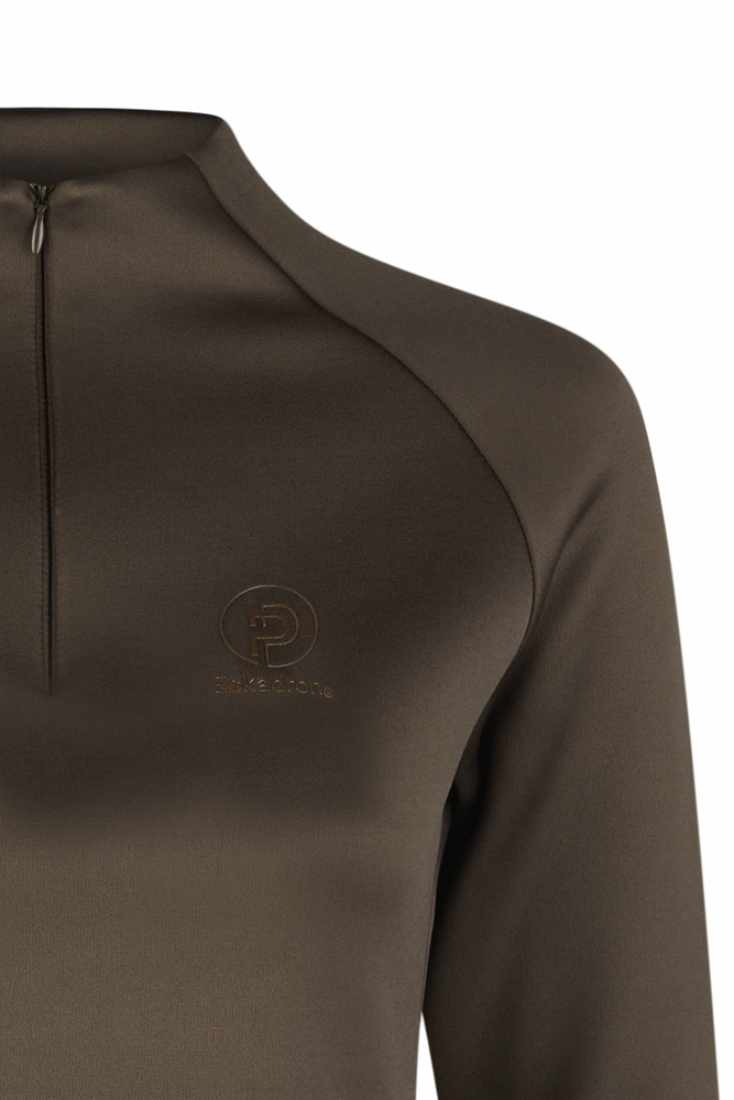 HALF-ZIP SHIRT PLATINUM<br>SHIRT