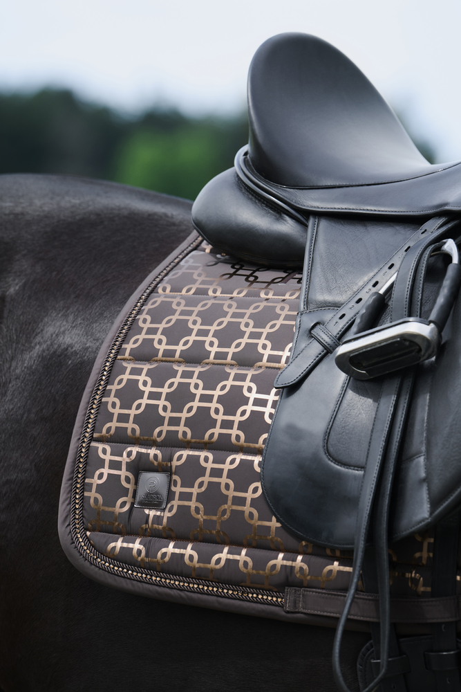 GLOSSY CHAIN CRYSTAL<br>SADDLE CLOTH