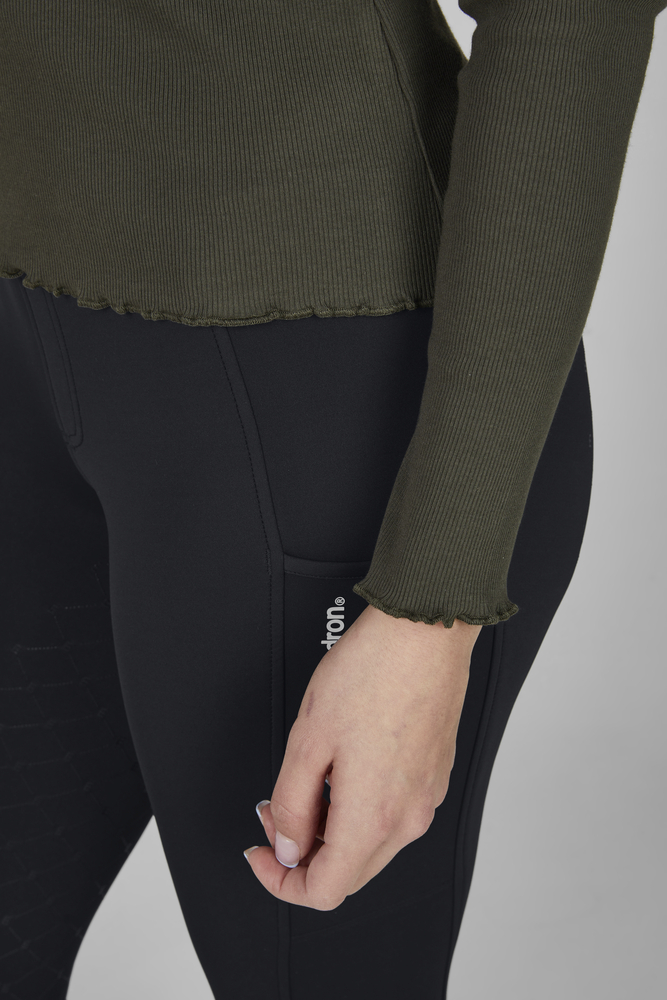 TURTLENECK RIB<br>SHIRT