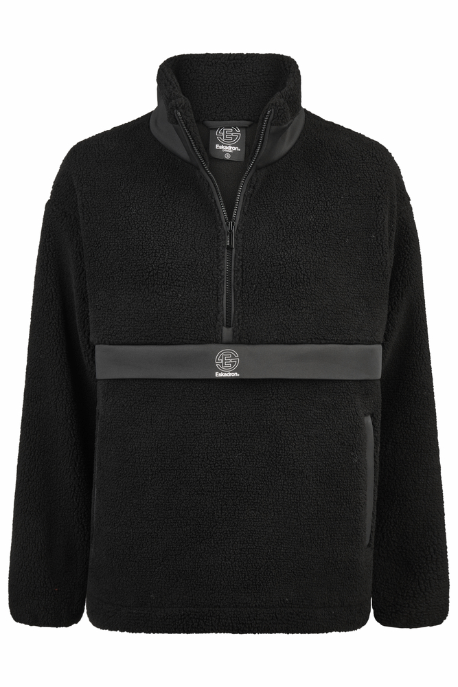 HALF-ZIP SWEATER TEDDY<br>SHIRT