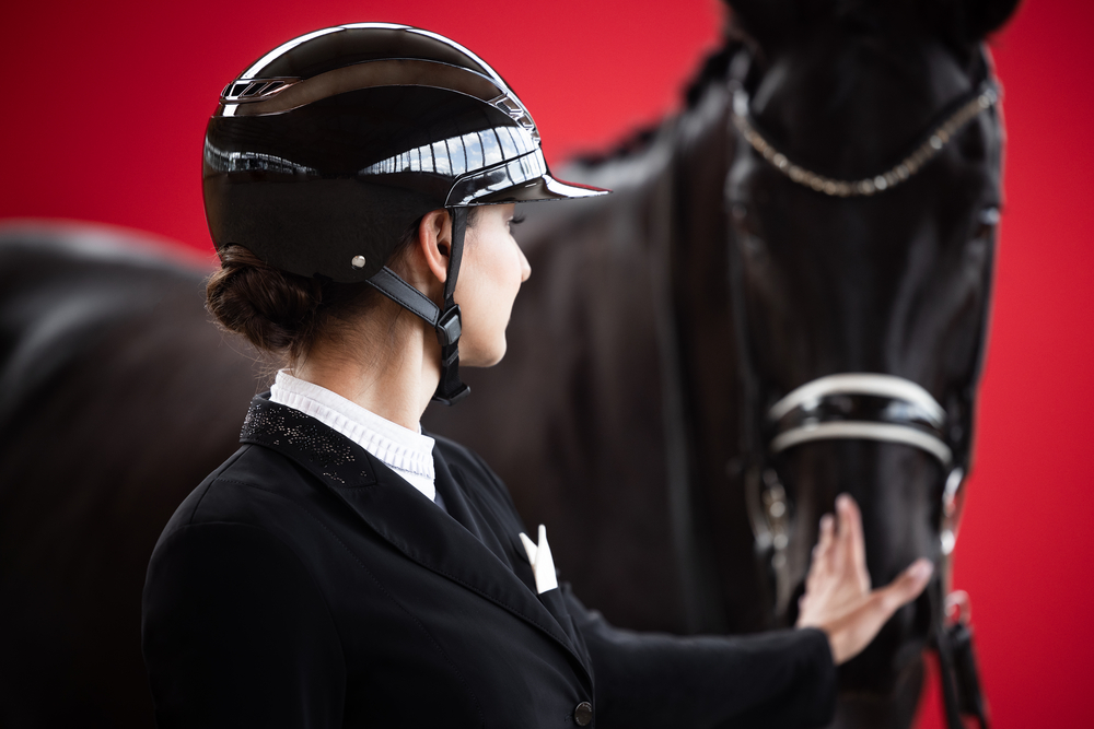 AIRLUXE CHROME L.V.<br>RIDING HELMET