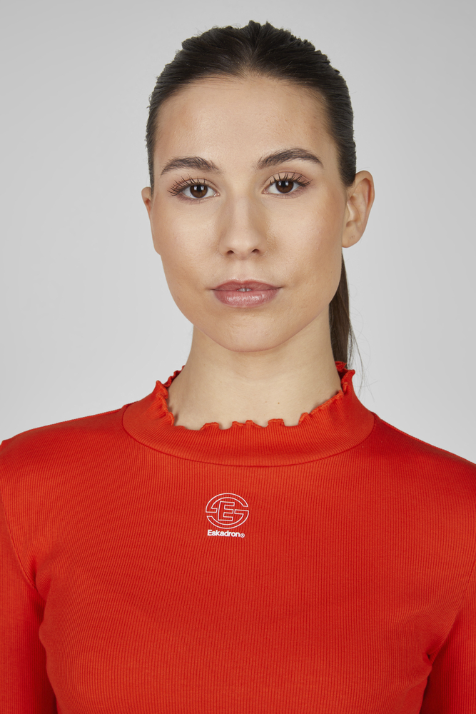 TURTLENECK RIB<br>SHIRT