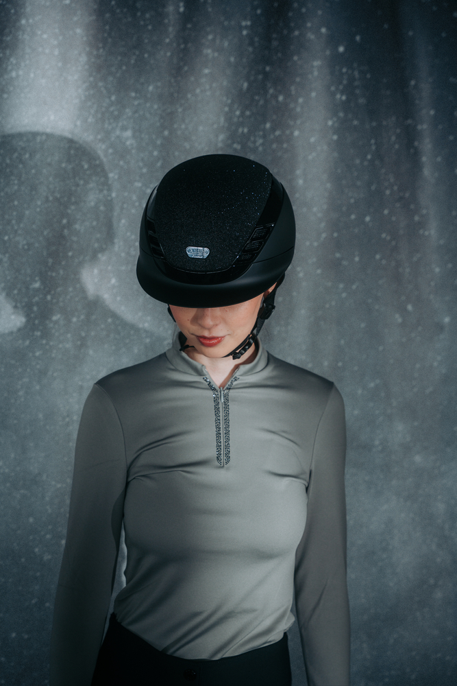 AIRLUXE SUPREME GLAM SHORT VISOR<br>RIDING HELMET