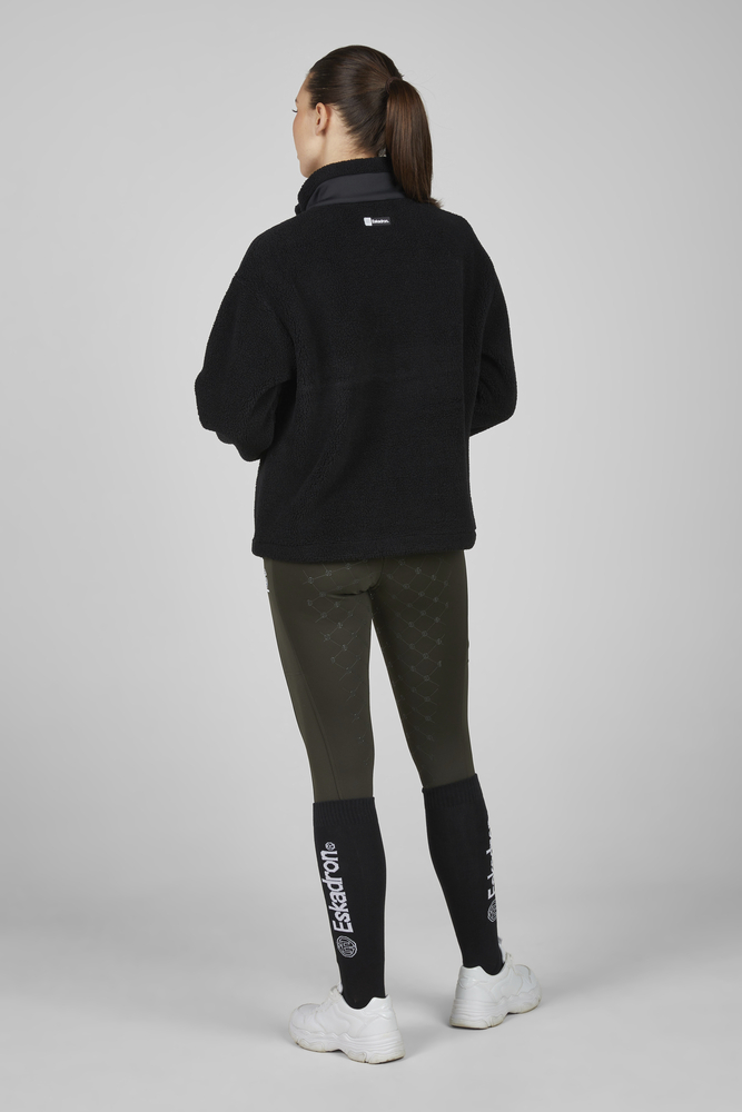 HALF-ZIP SWEATER TEDDY<br>SHIRT