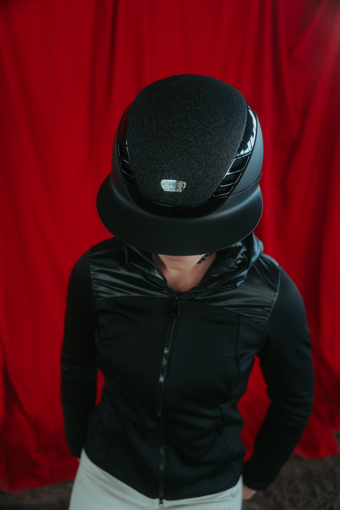 AIRLUXE SUPREME GLAM LONG VISOR<br>RIDING HELMET