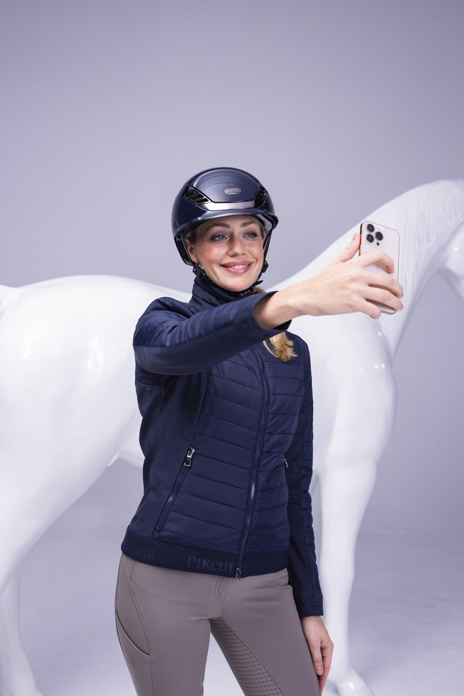 AIRLUXE CHROME<br>RIDING HELMET