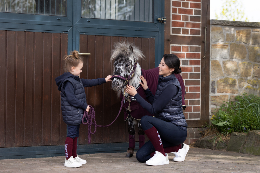 FLEECE CONTRAST SHETTY<br>SWEAT RUG