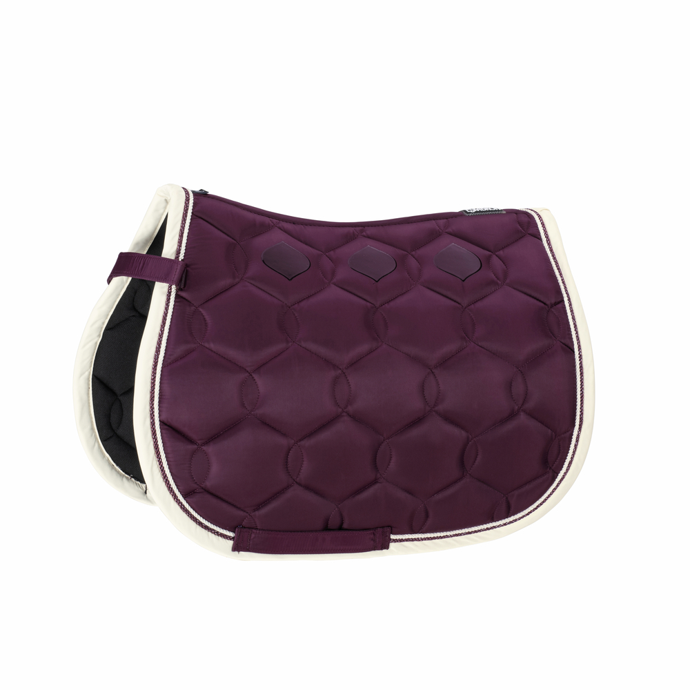 GLOSSY WAVE CONTRAST SHETTY<br>SADDLE CLOTH