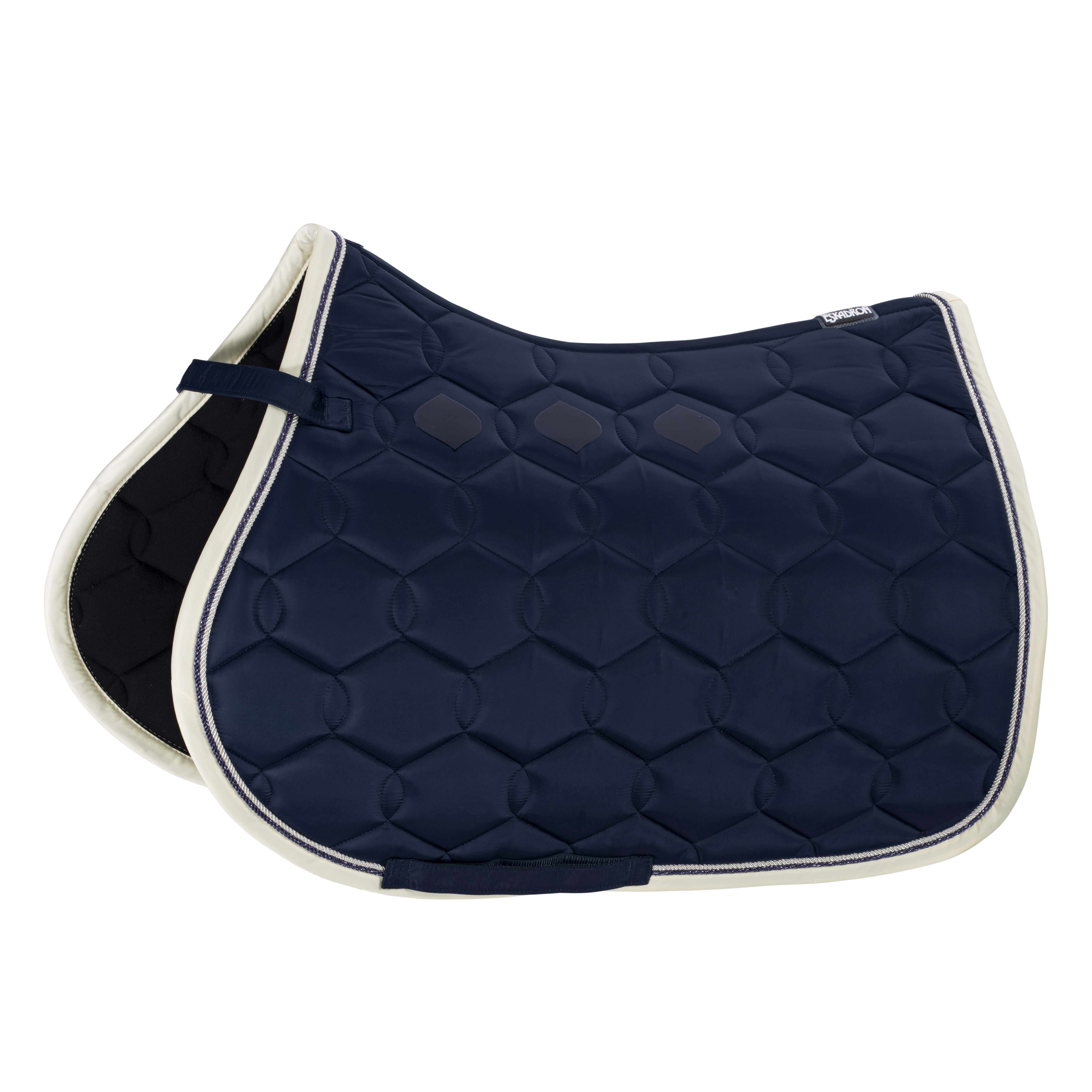 GLOSSY WAVE CONTRAST<br>SADDLE CLOTH