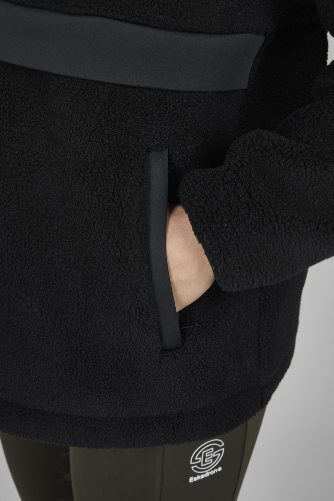 HALF-ZIP SWEATER TEDDY<br>SHIRT
