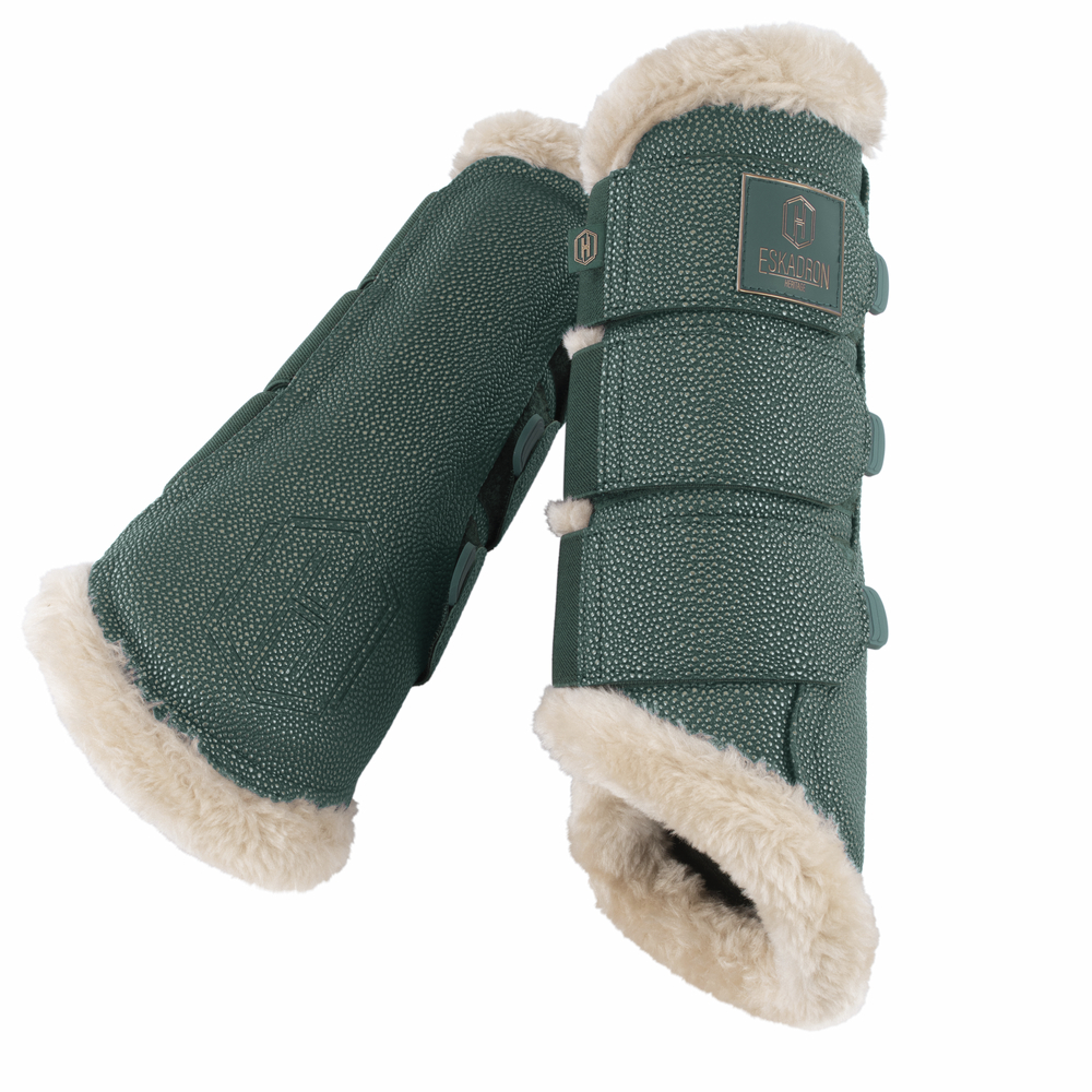 STINGRAY FAUXFUR<br>TENDON BOOTS