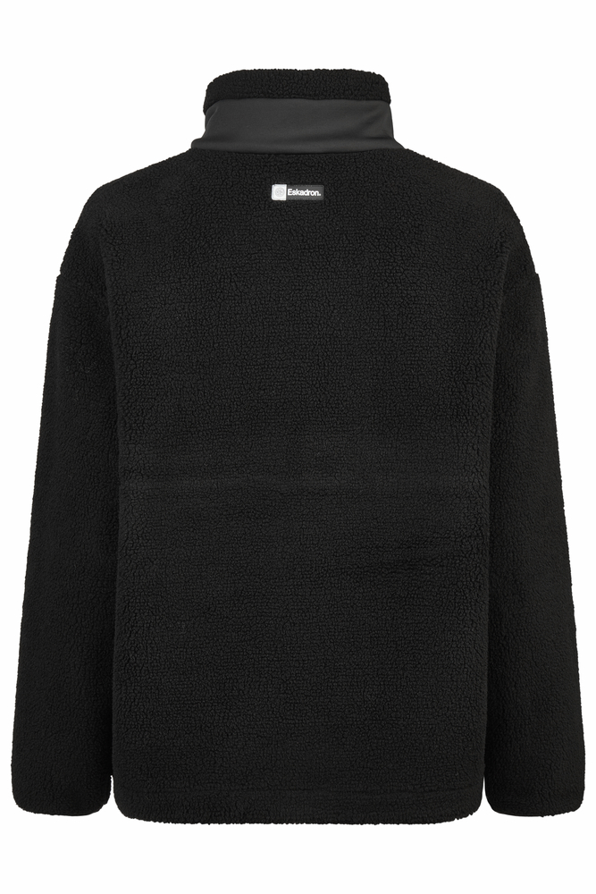 HALF-ZIP SWEATER TEDDY<br>SHIRT