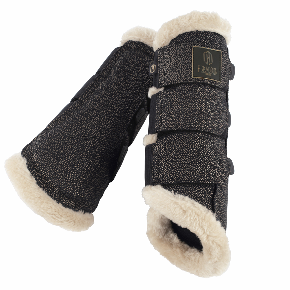 STINGRAY FAUXFUR<br>TENDON BOOTS