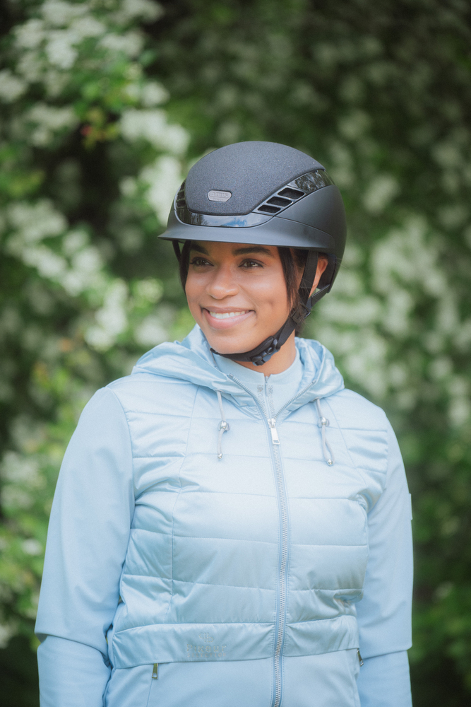 AIRLUXE SUPREME GLAM SHORT VISOR<br>RIDING HELMET