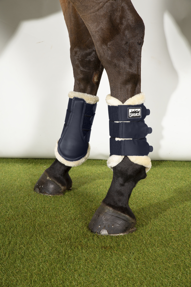 SOFT MESH FAUXFUR<br>TENDON BOOTS