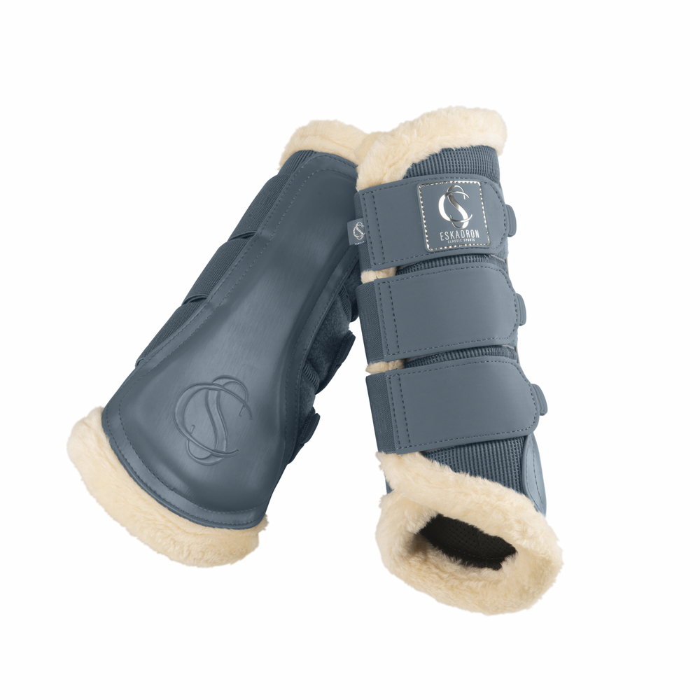 MESH FAUXFUR SHETTY<br>TENDON BOOTS