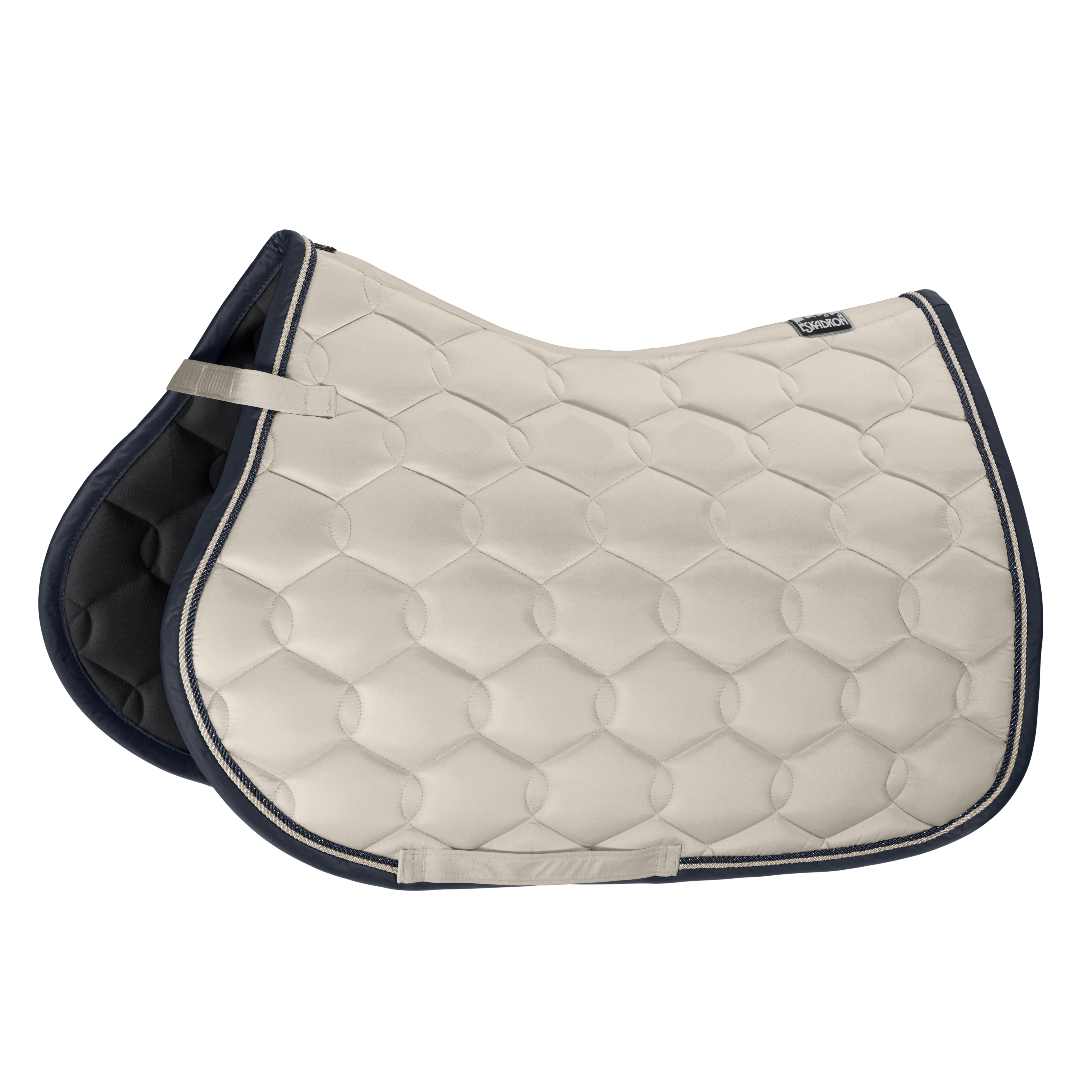 GLOSSY WAVE CONTRAST<br>SADDLE CLOTH