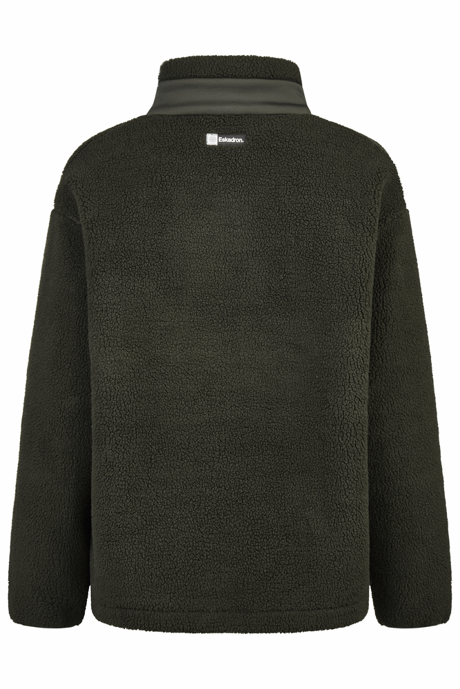 HALF-ZIP SWEATER TEDDY<br>SHIRT