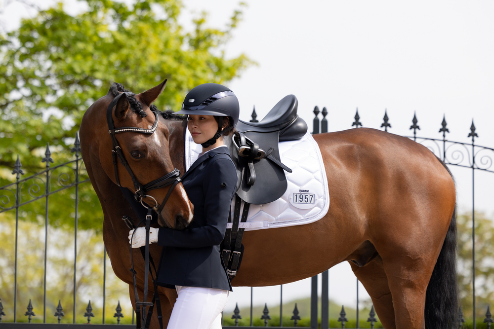 SATIN CRYSTAL<br>SADDLE CLOTH