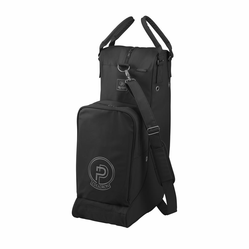 FAUX LEATHER<br>BOOT & HELMET BAG