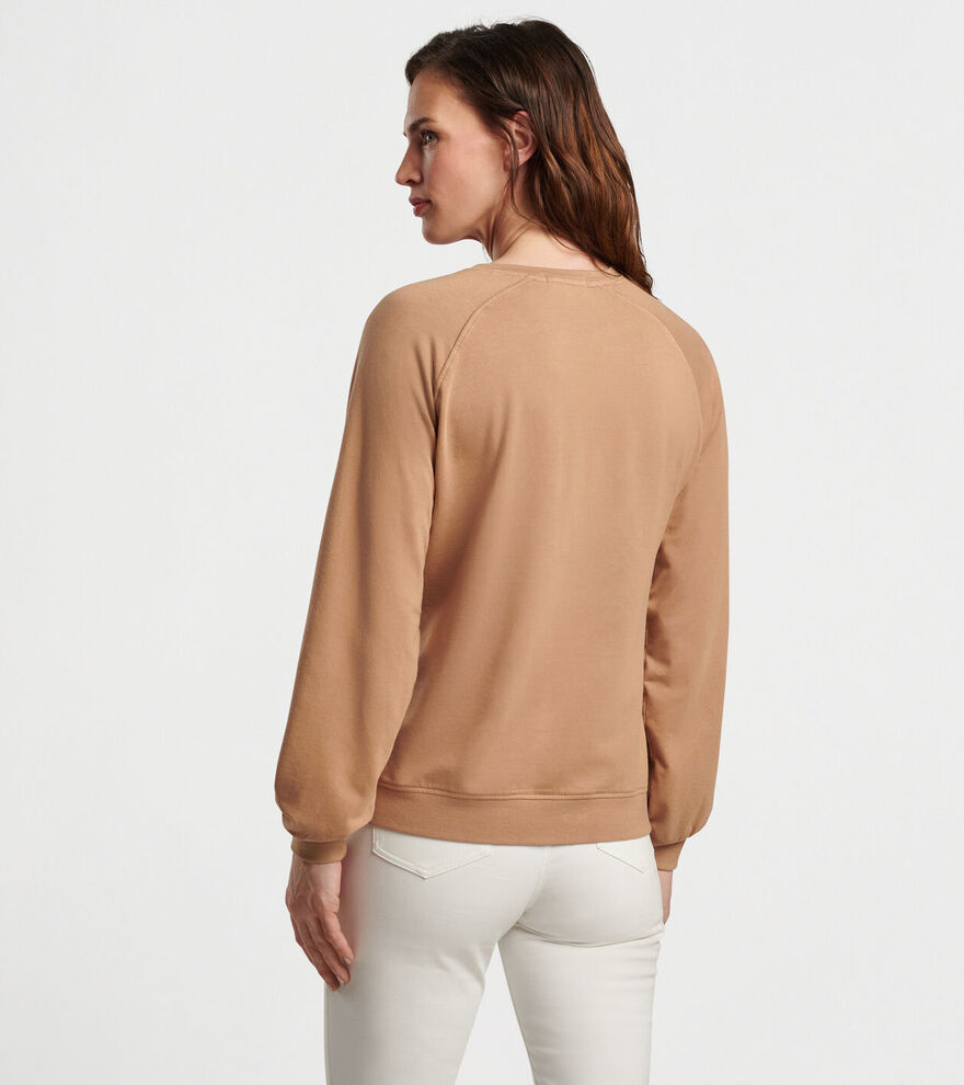 Women's Lava Wash Henley Crew