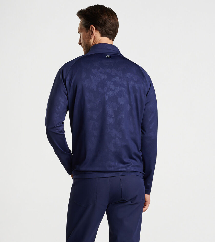 Verge Windowpane Camo Performance Quarter-Zip