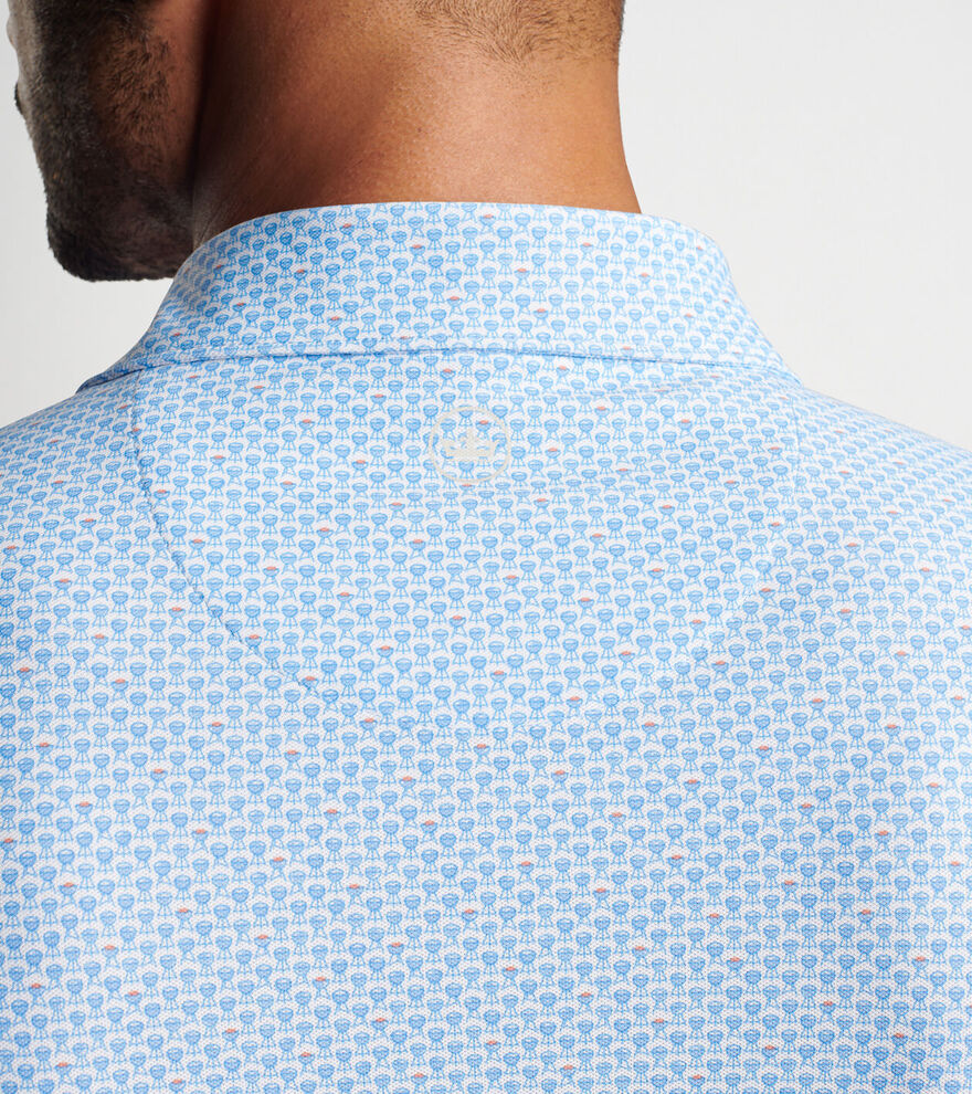 Grill and Chill Performance Mesh Polo