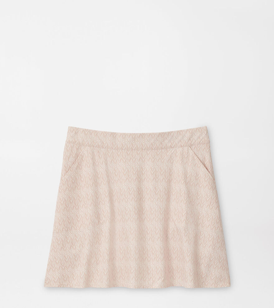 Herringbone Print Sally Trim Skort