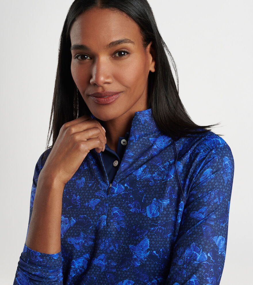 Women's Ginko Print Raglan Sleeve Perth Layer