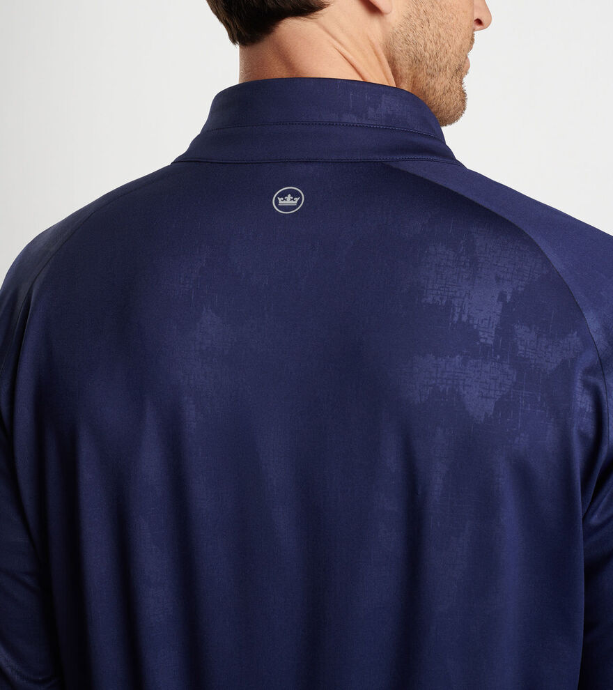 Verge Windowpane Camo Performance Quarter-Zip