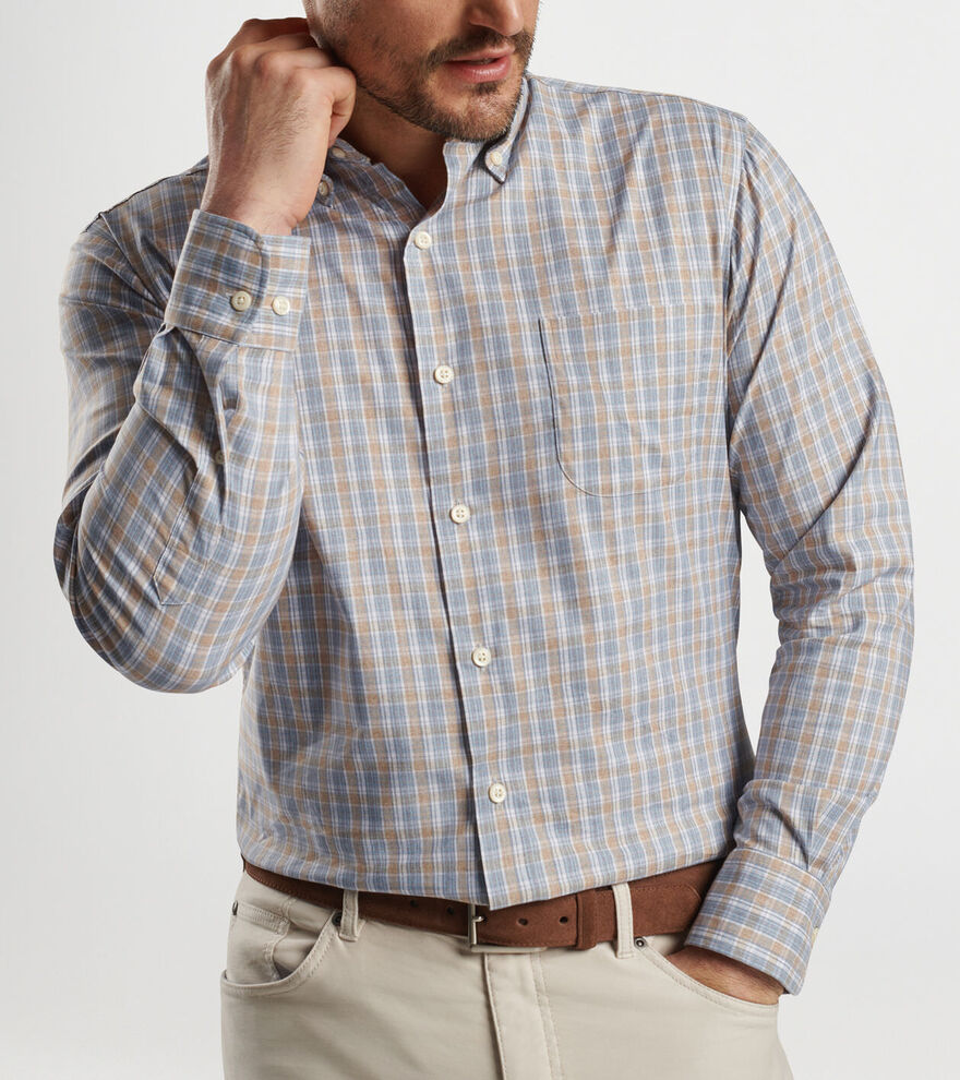 Powell Crown Lite Cotton-Stretch Sport Shirt
