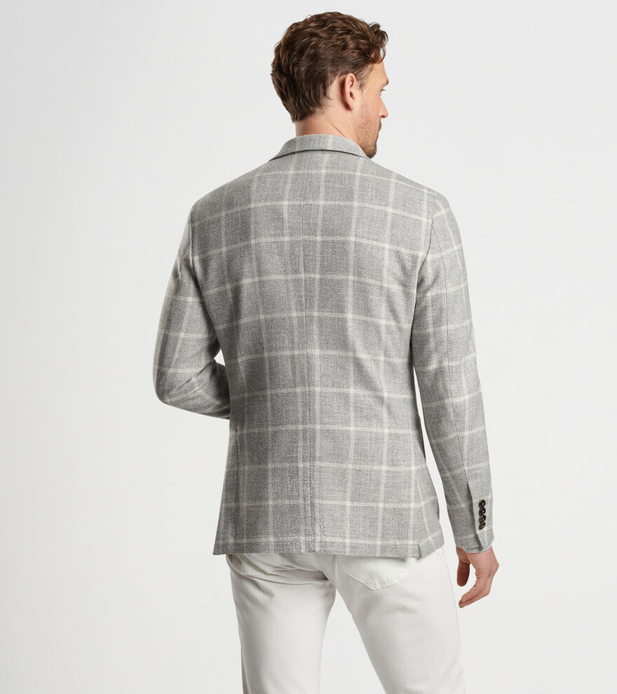 Dunne Windowpane Soft Jacket