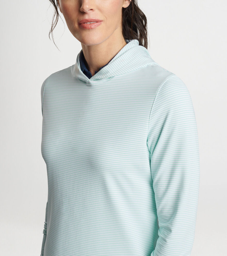 Women's Vista Stripe Pine Hoodie