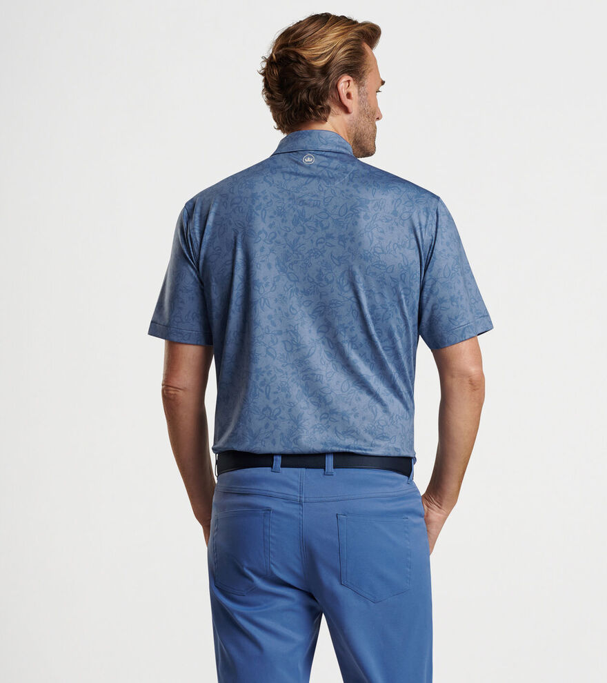 Carrow Botanical Performance Jersey Polo