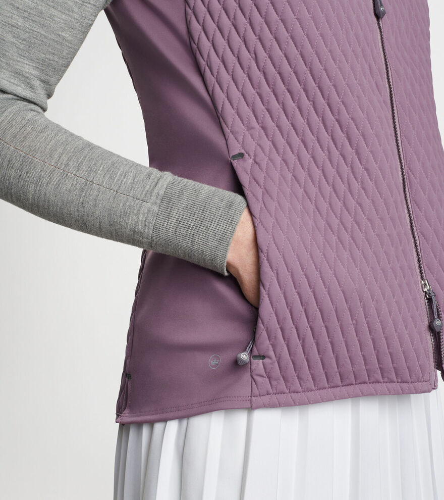 Women's Fuse Mini Diamond Quilt Hybrid Vest