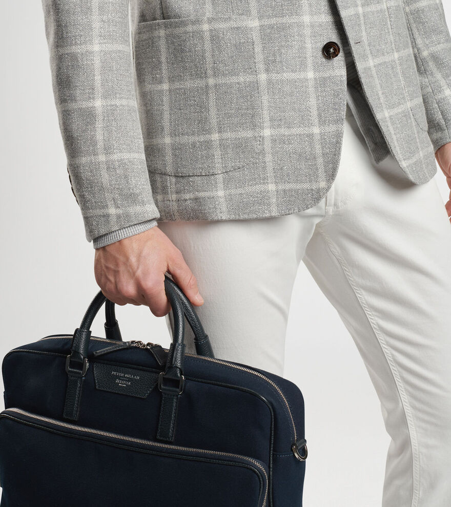 Dunne Windowpane Soft Jacket