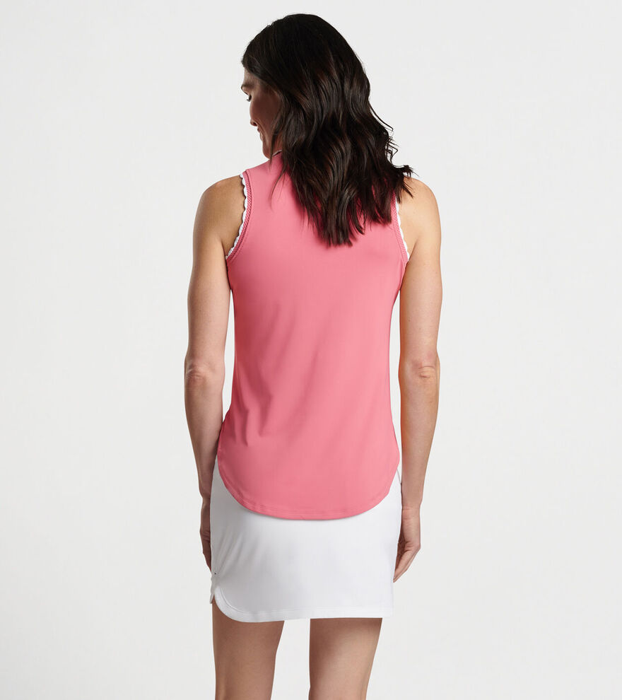 Opal Sleeveless Stretch Jersey Polo